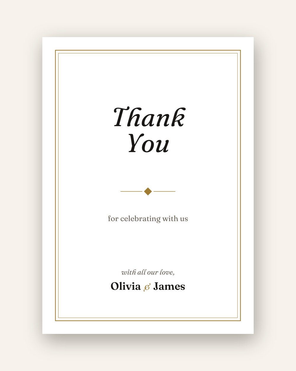 Thank-you card